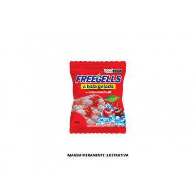 BALA FREEGELLS CEREJA RICLAN 475G